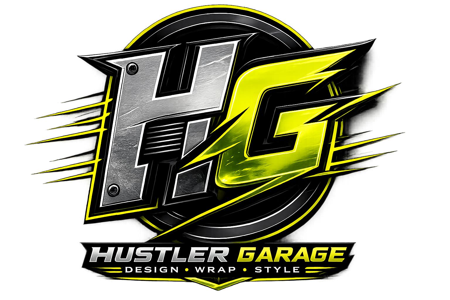 Hustler Garage Logo